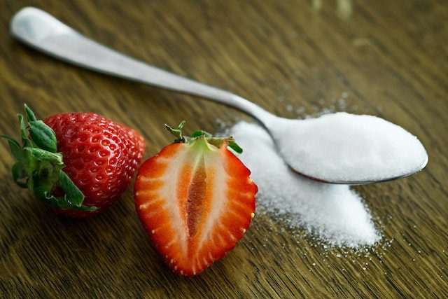 Managing Your Sugar Intake strawberry with processed sugar